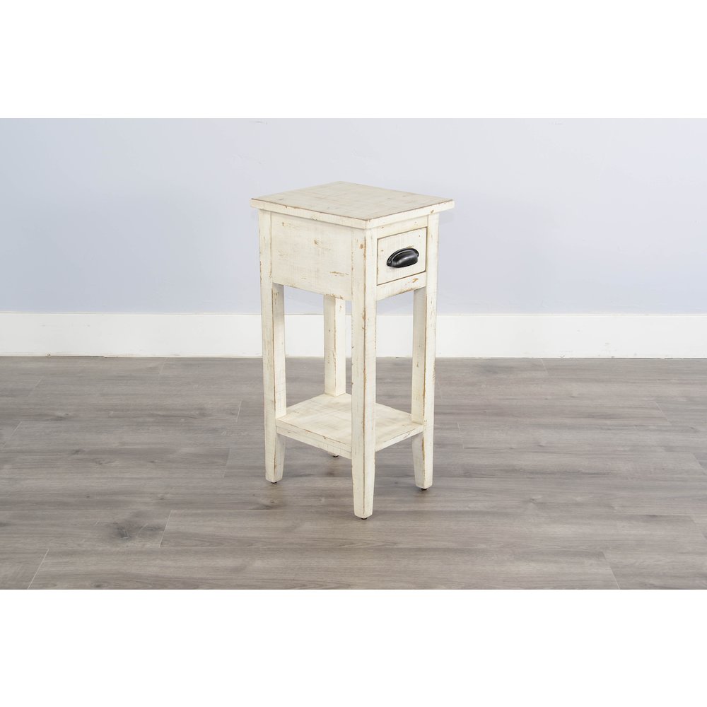 White Sand Chair Side Table. Picture 3