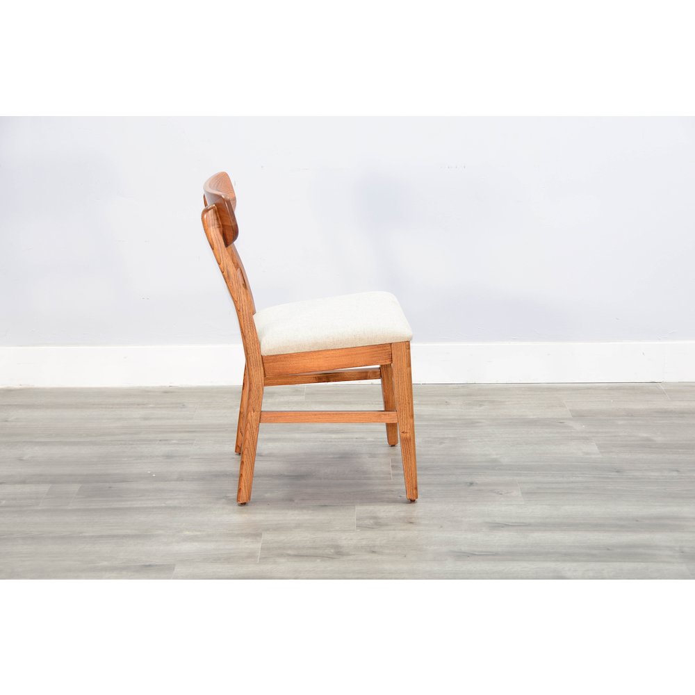 Mid-Century Modern Dining Chair (Set of 2), Cinnamon. Picture 3