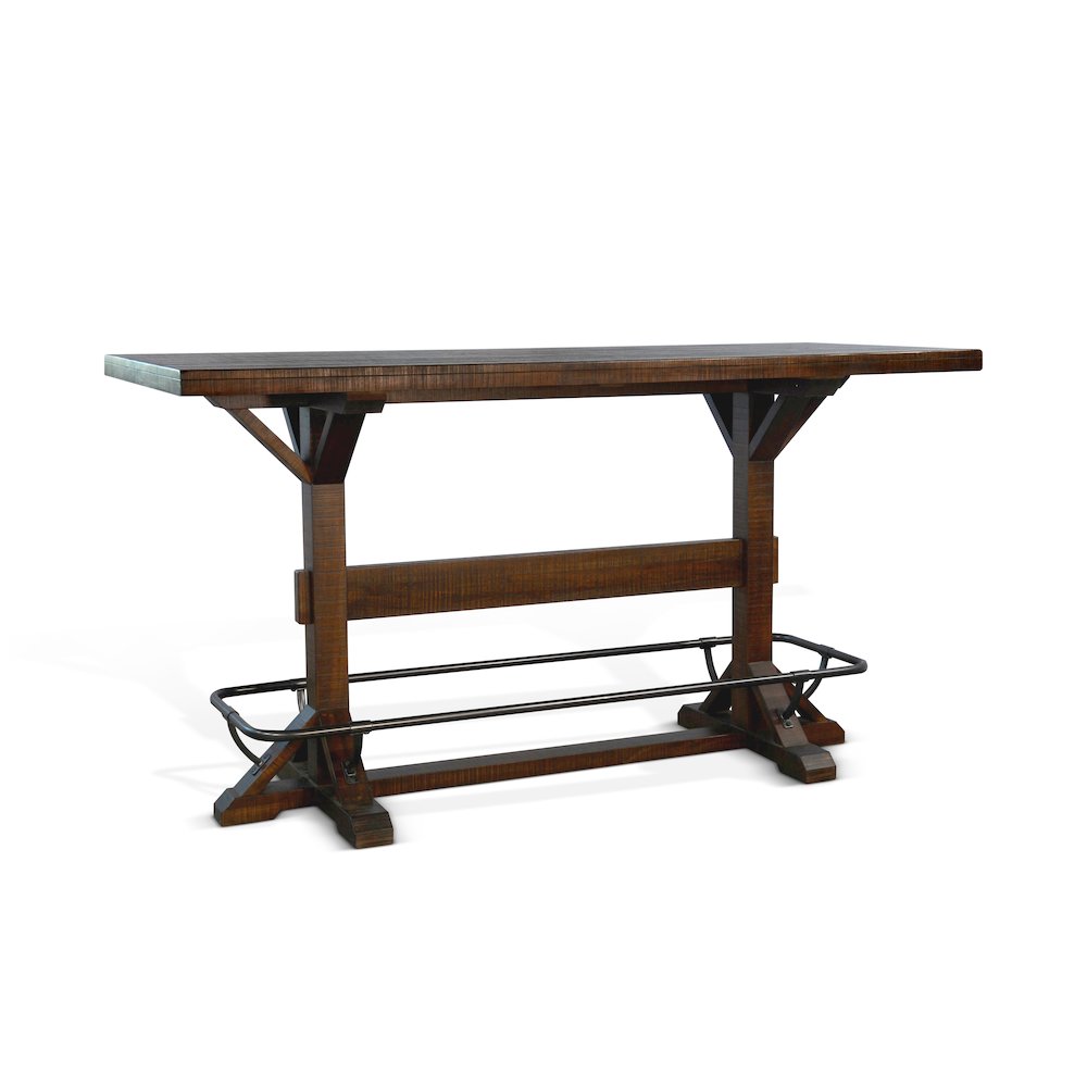 Homestead Rectangular Pub Table. Picture 1