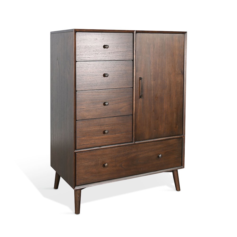Mid-Century Modern Walnut Storage Chest. Picture 1
