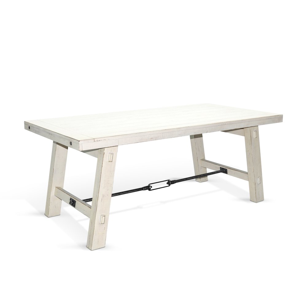 White Sand Dining Table with Turnbuckle. Picture 1