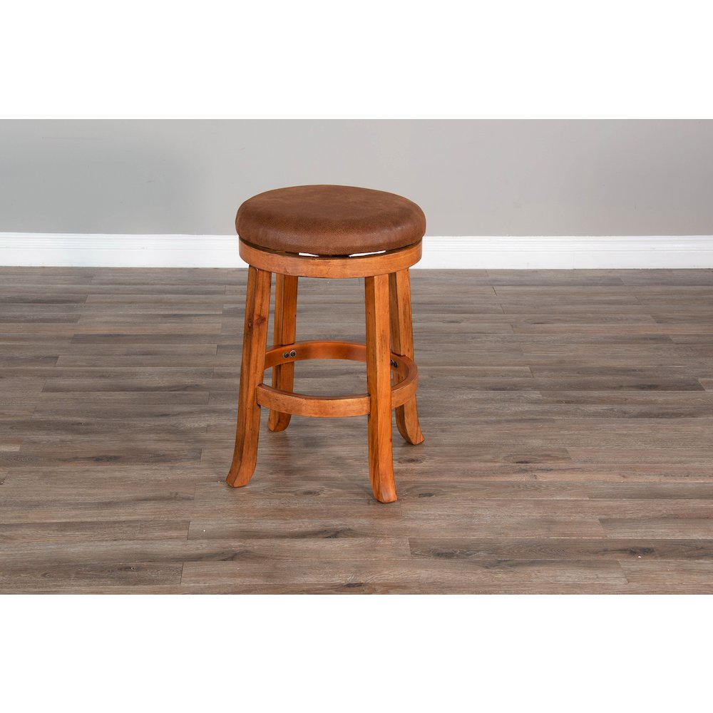 Counter Swivel Stool, Cushion Seat (Set of 2). Picture 3