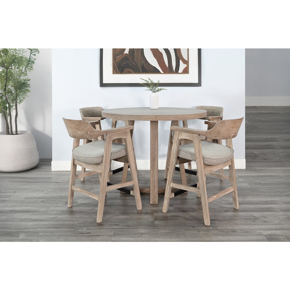 Mia Round Counter Height Table. Picture 1