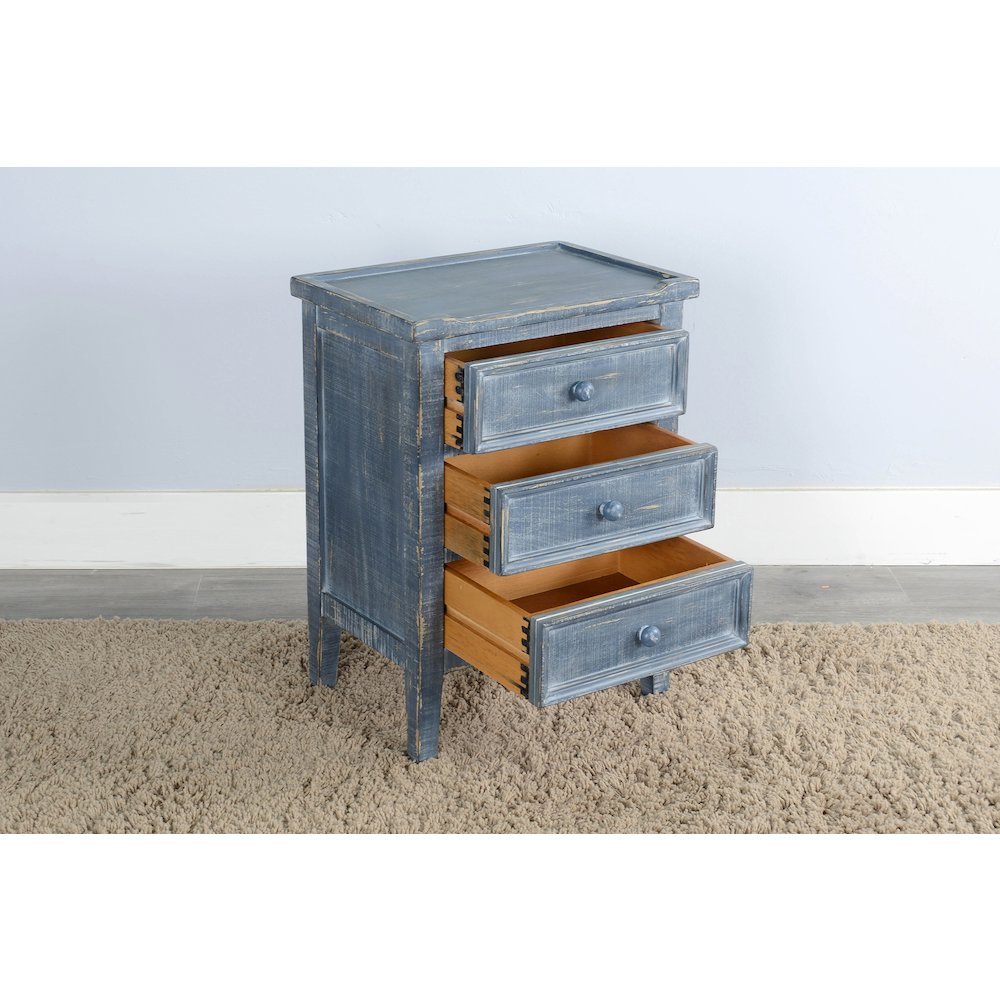 Ocean Blue End Table. Picture 3