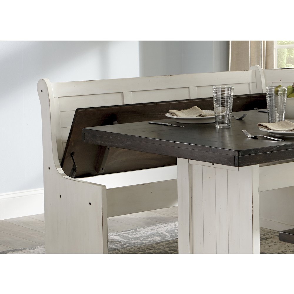 Wood Breakfast Nook Dining Set. Picture 2