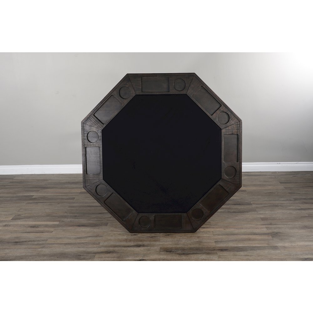 5-Piece Reversible Game and Dining Poker Table Set. Picture 4