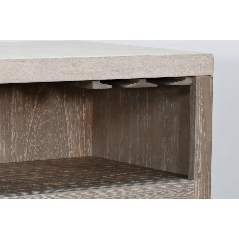 60" Modern Wood Bar Table. Picture 6