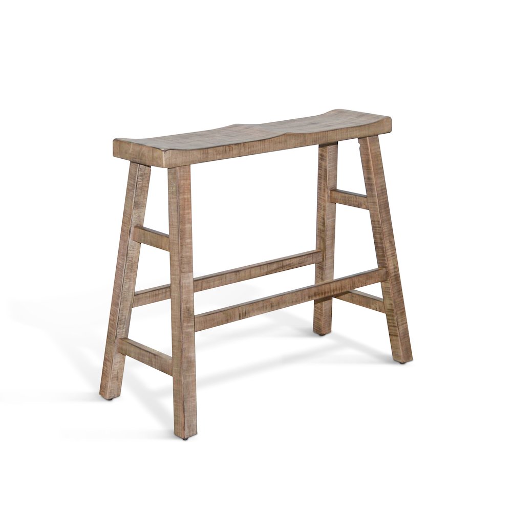 Beach Pebble 30'H Bench, Wood Seat. Picture 1