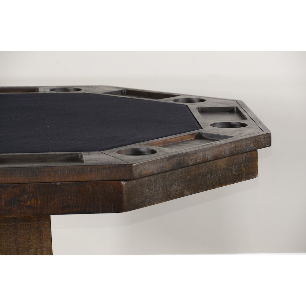 5-Piece Reversible Game and Dining Poker Table Set. Picture 3