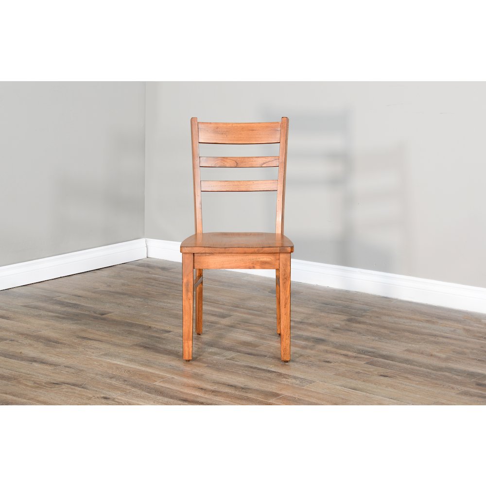 Sedona Ladderback Chair, Wood Seat (Set of 2). Picture 4