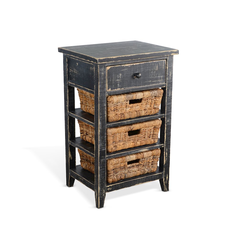 Black Sand Storage Table. Picture 1