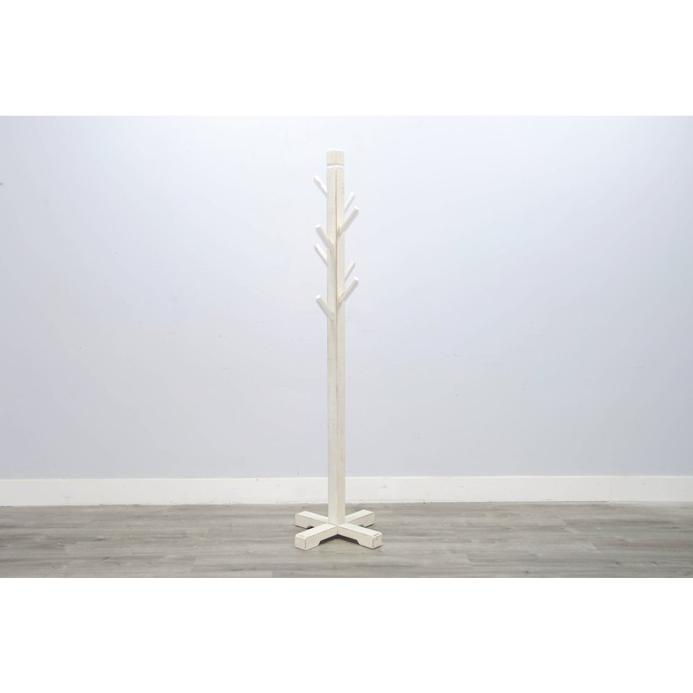 Traditional Solid Wood Hat Rack with 8-Prong Hooks. Picture 3