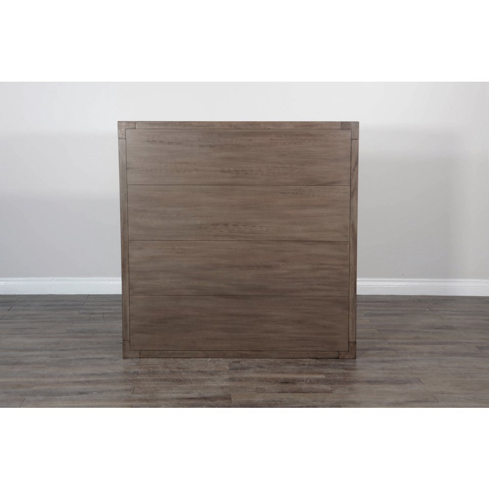 Doe Valley Mahogany Wood Coffee Table with Casters in Light Brown. Picture 7