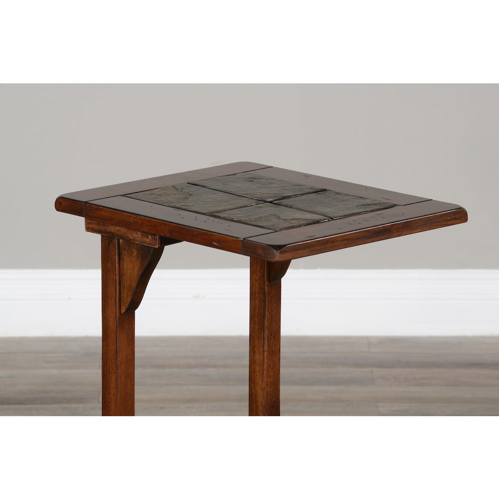 Savannah 12.5" Traditional Wood Table. Picture 4