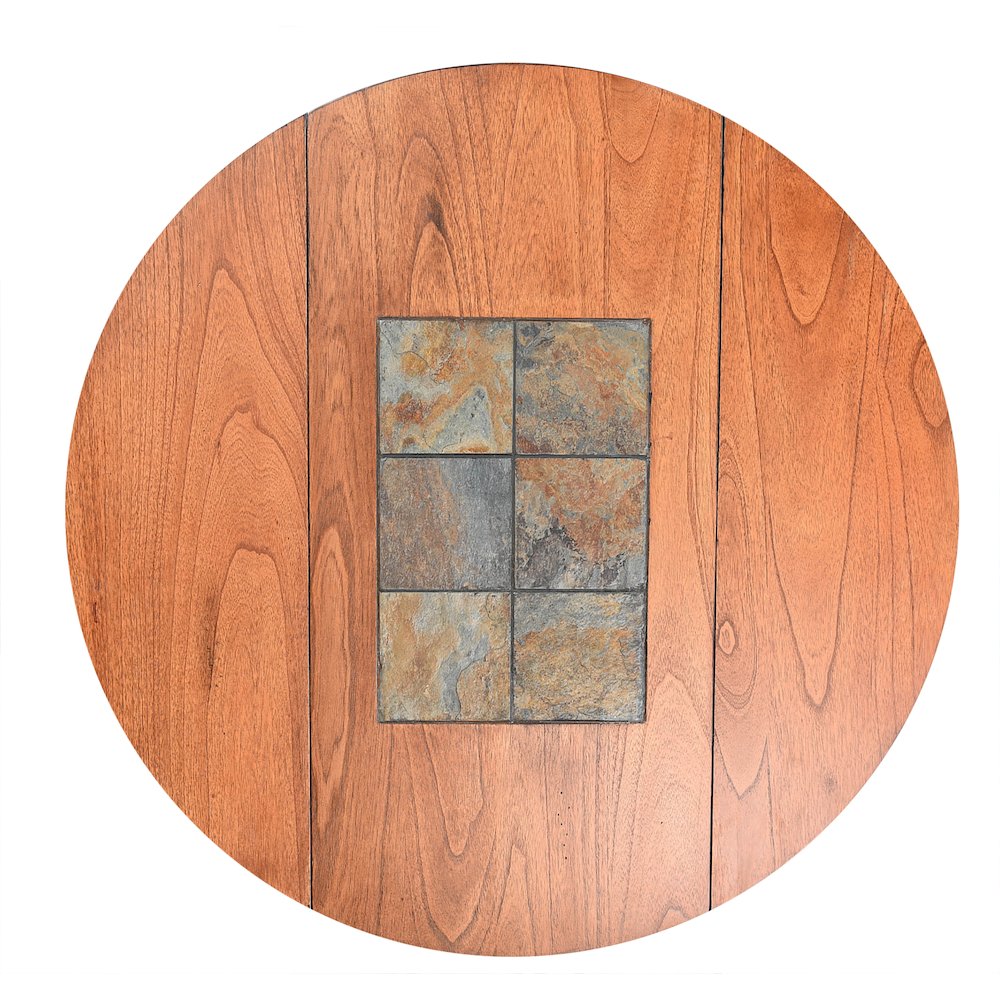 Sunny Designs Drop Leaf Round Table. Picture 2