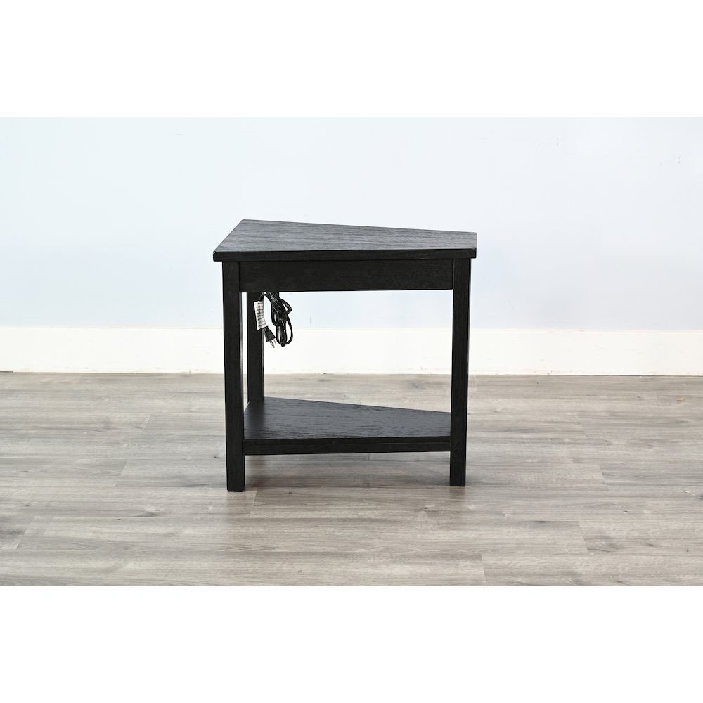 Chair Side Table with Power Strip. Picture 4