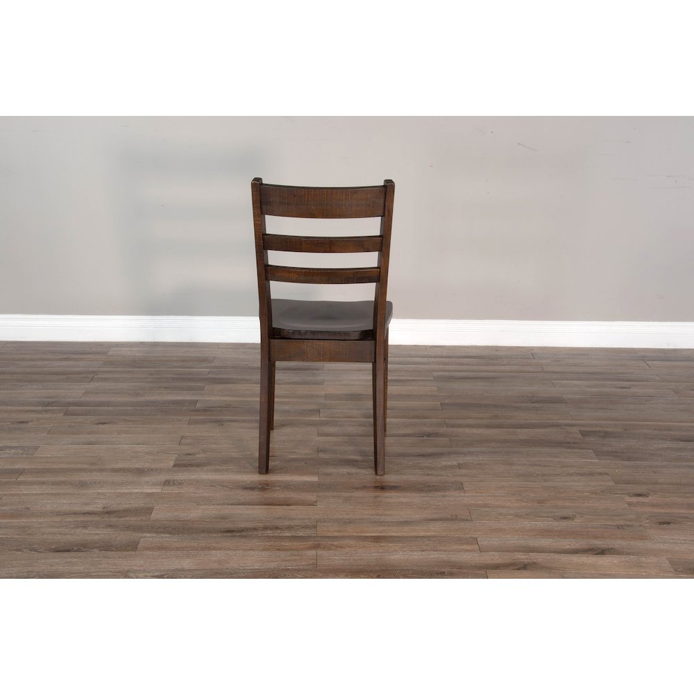 Ladderback Chair, Wood Seat (Set of 2). Picture 4