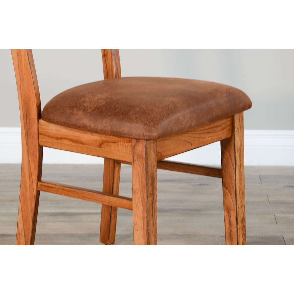Sedona Ladderback Chair, Cushion Seat (Set of 2). Picture 2