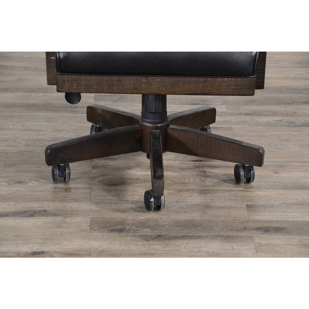 Game Chair with Casters, Cushion Seat & Back. Picture 5