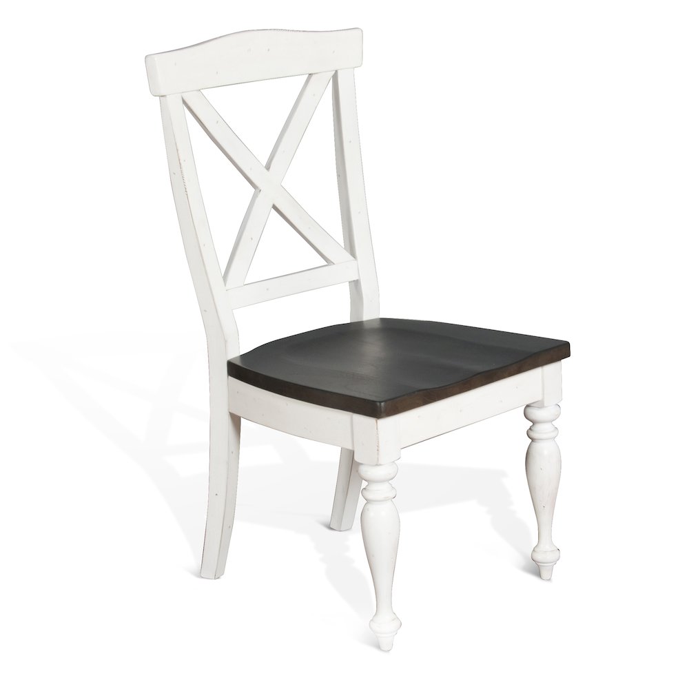 Wood Carriage House X-Back Dining Chair (Set of 2). Picture 1