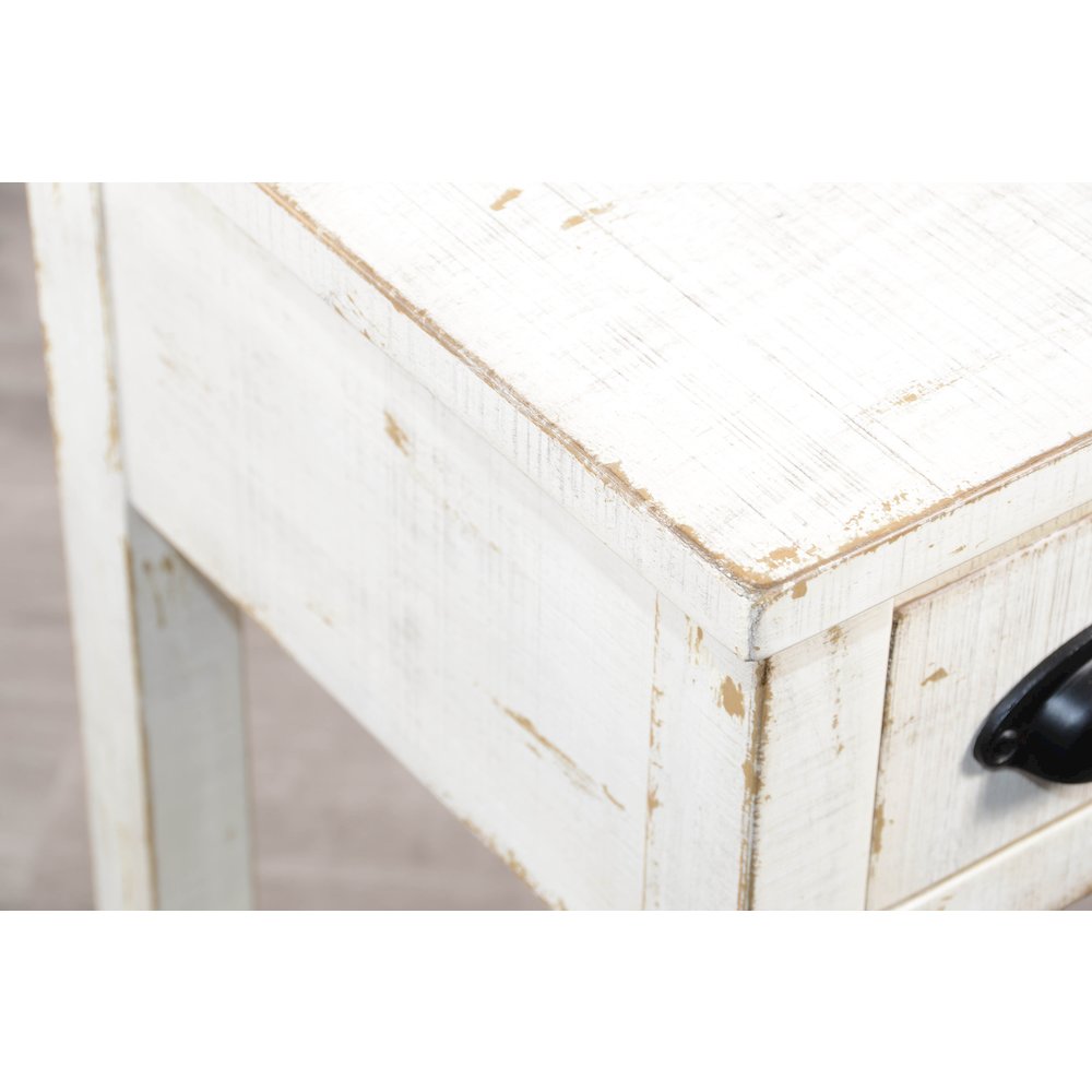 White Sand Chair Side Table. Picture 6