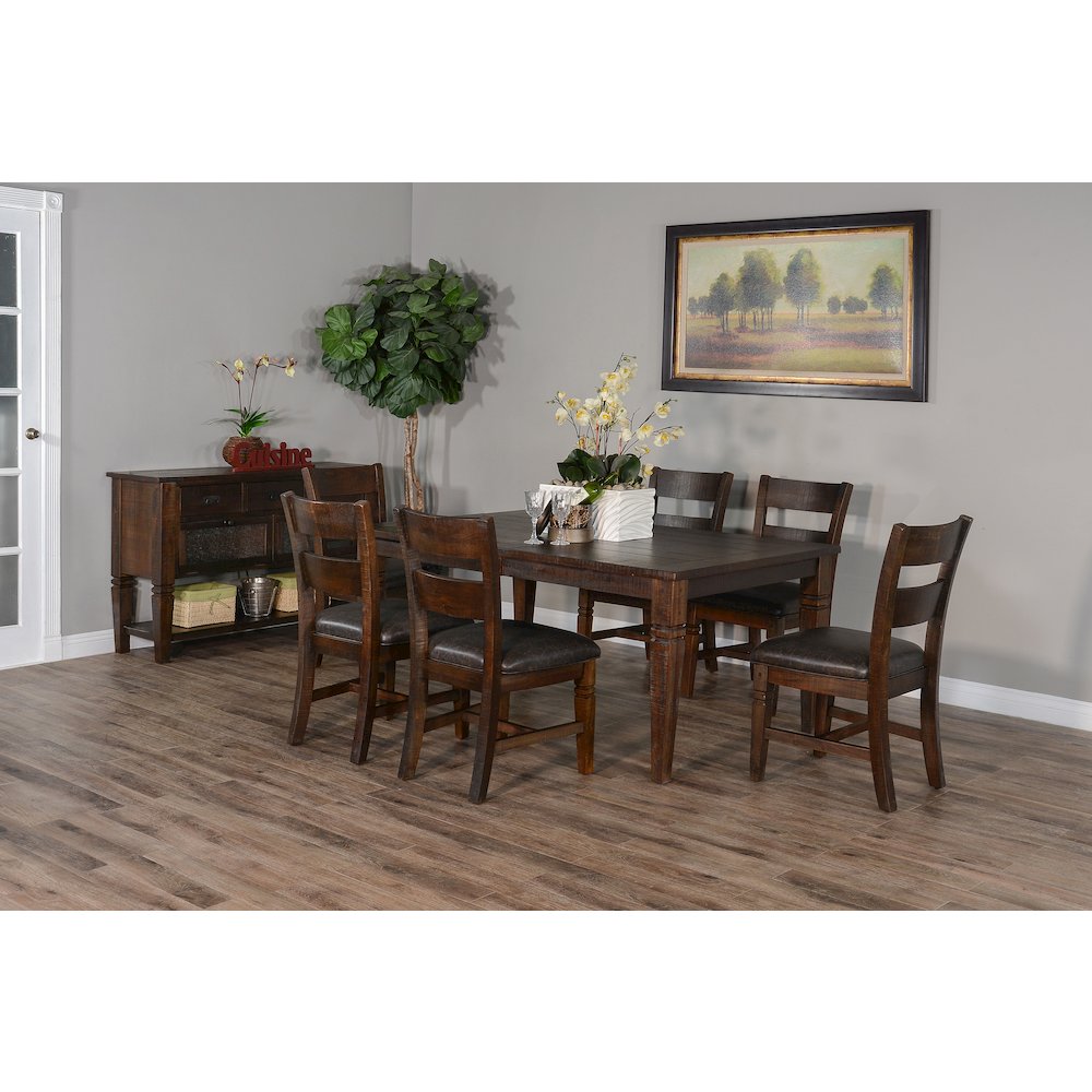 Extension Dining Set with Butterfly Leaf. Picture 2