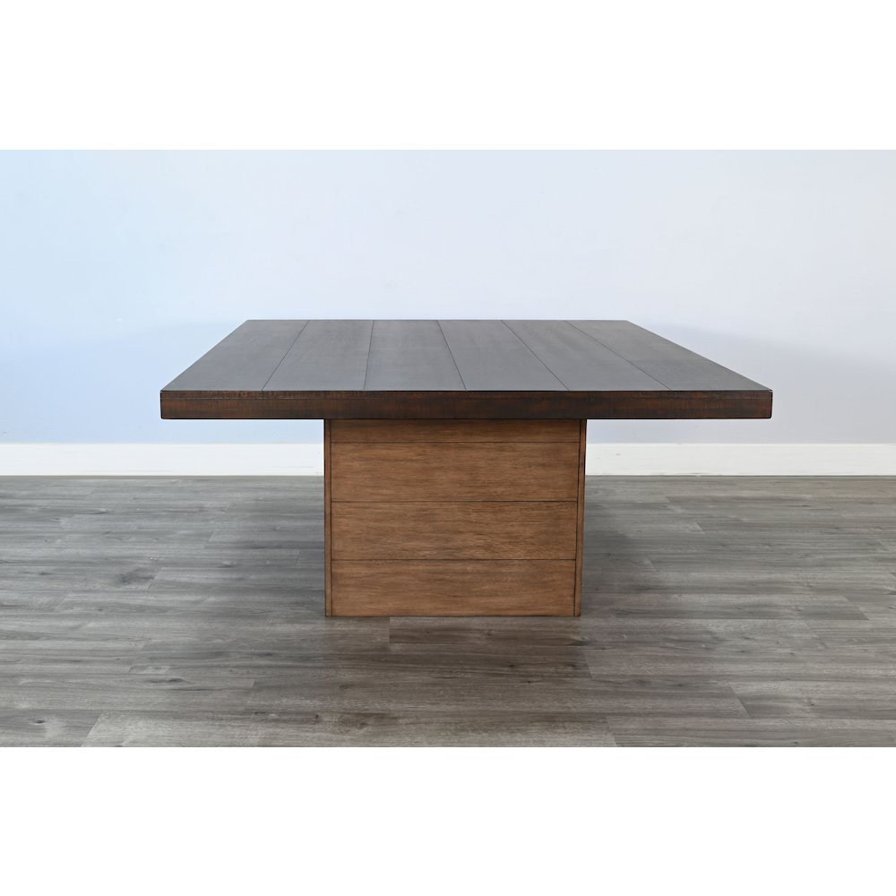 Modern Square Dining Set with Built-in Storage. Picture 3