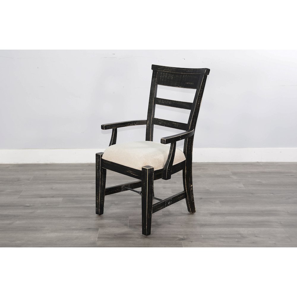 Wood Arm Dining Chair (Set of 2). Picture 3