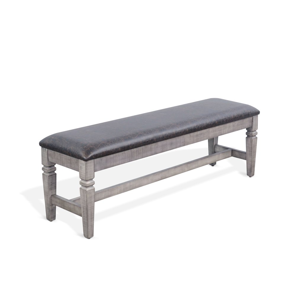 Cushioned Bench. Picture 1
