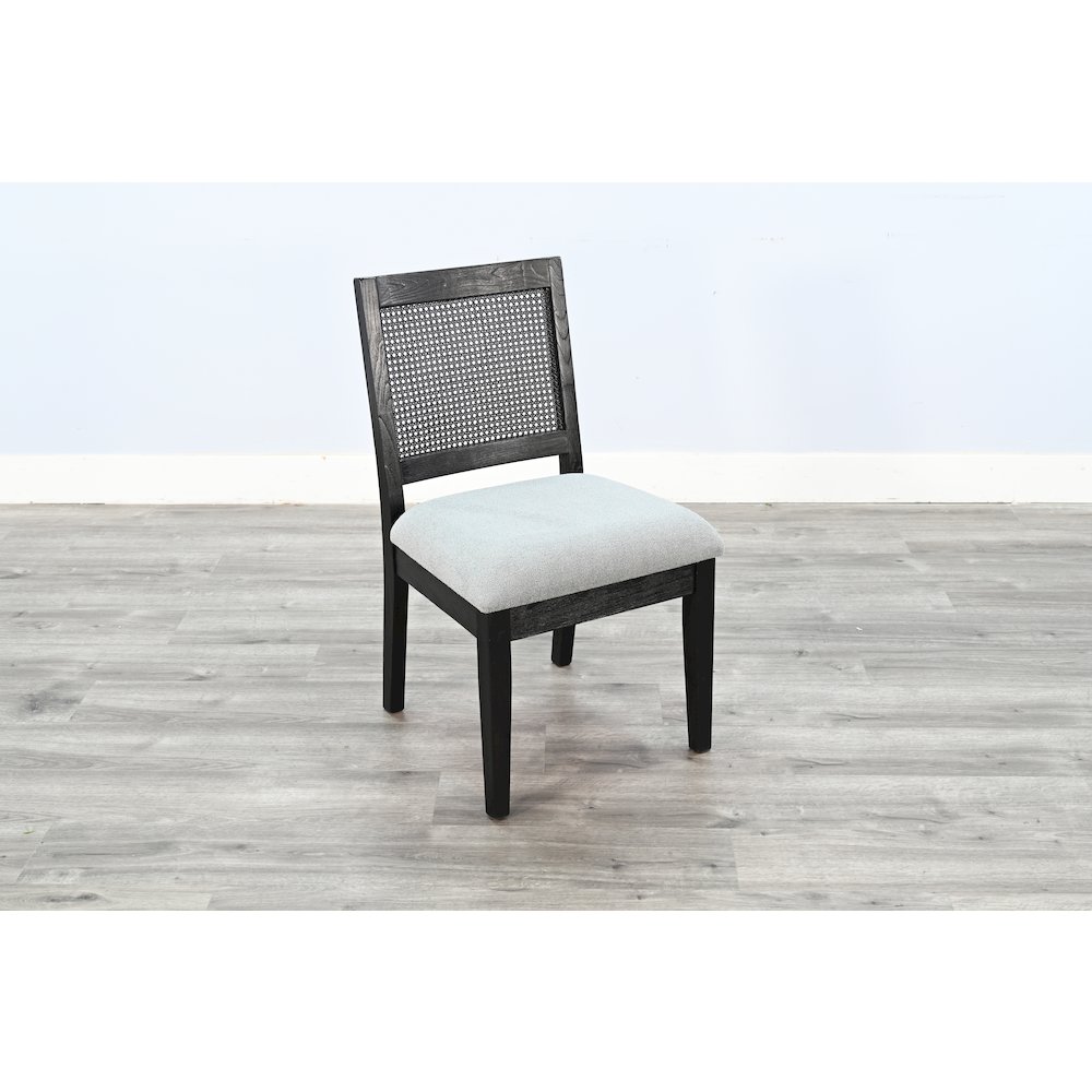 Cane Back Cushion Seat Chair (Set of 2). Picture 2