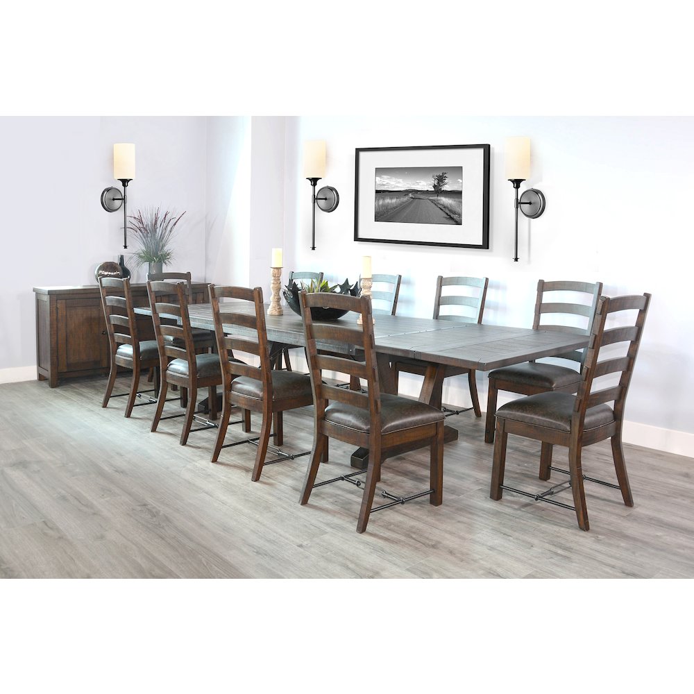Yellowstone Folding Leaf Extension Dining Set. Picture 2