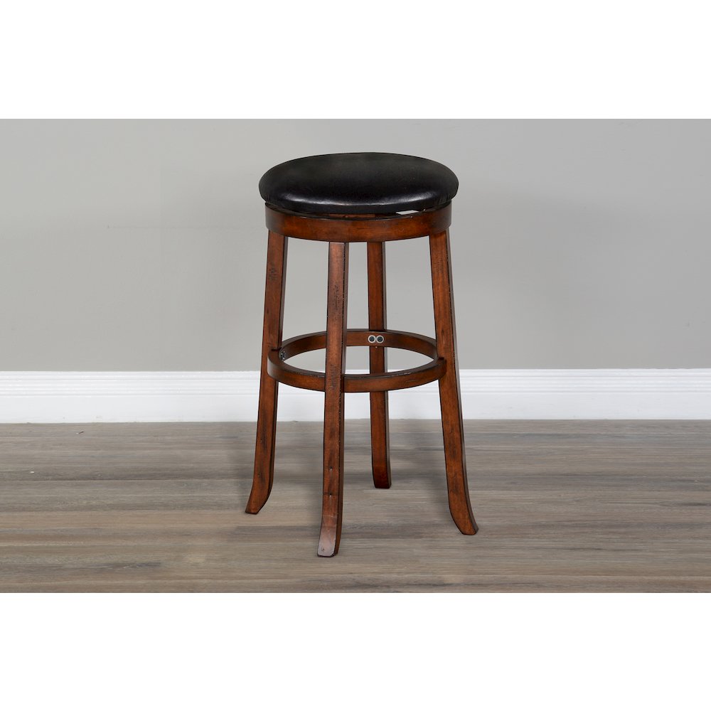 Bar Swivel Stool, Cushion Seat (Set of 2). Picture 2