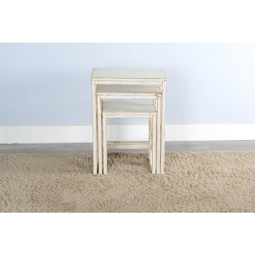 White Sand Nesting Table. Picture 2