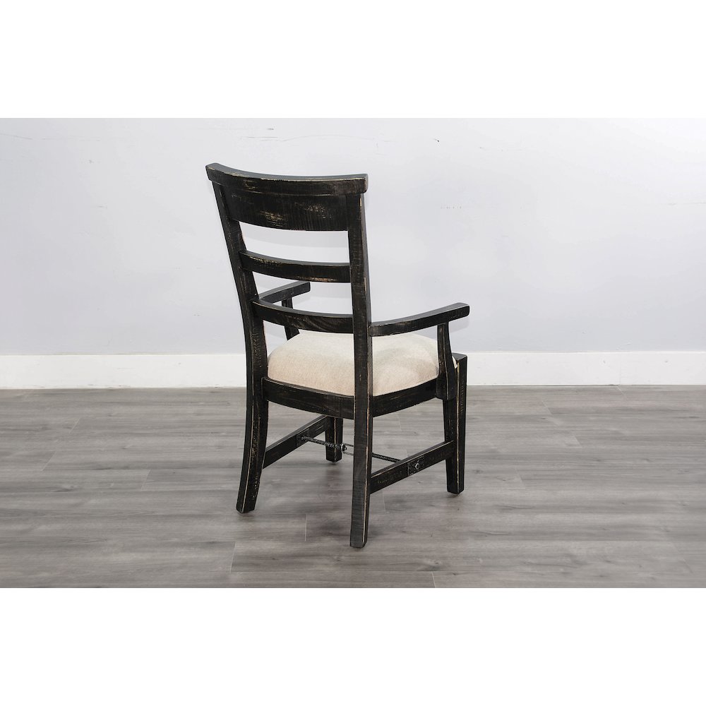 Wood Arm Dining Chair (Set of 2). Picture 4