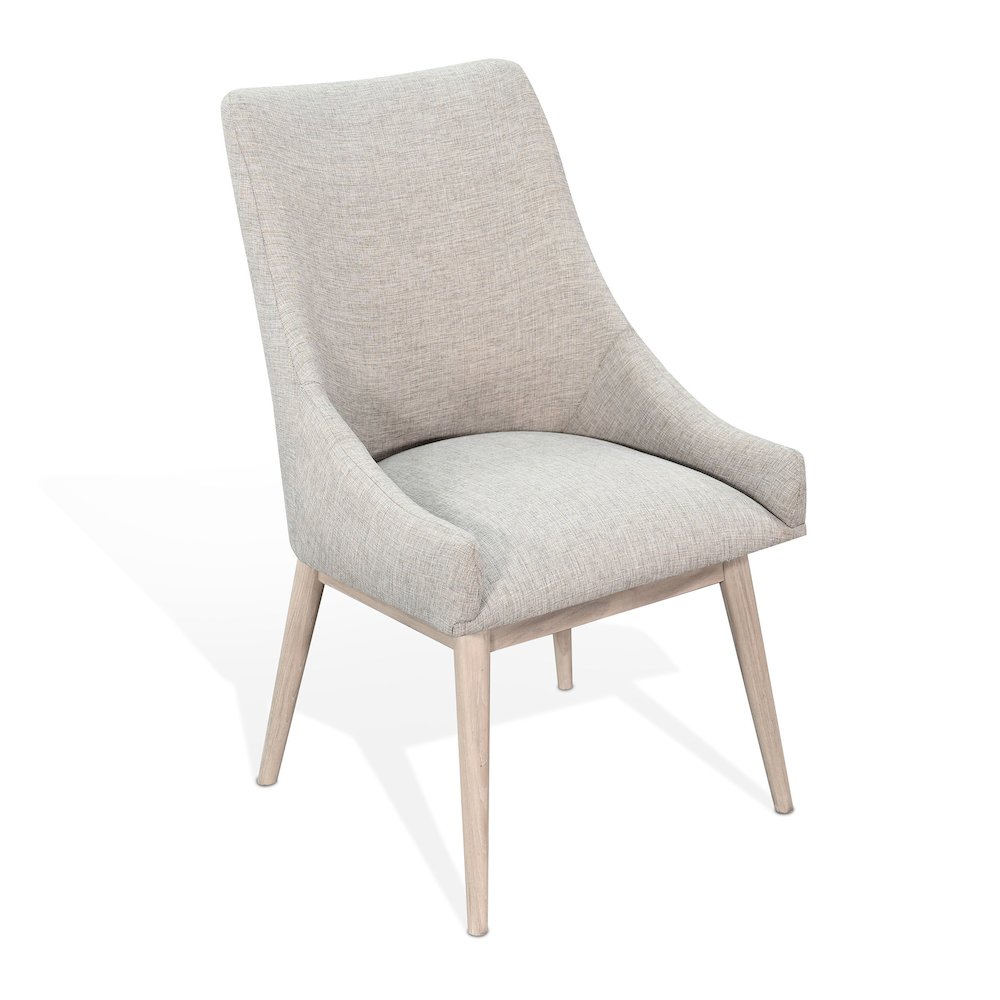 Olivia Highback Cushioned Grey Dining Chair (Set of 2). Picture 1