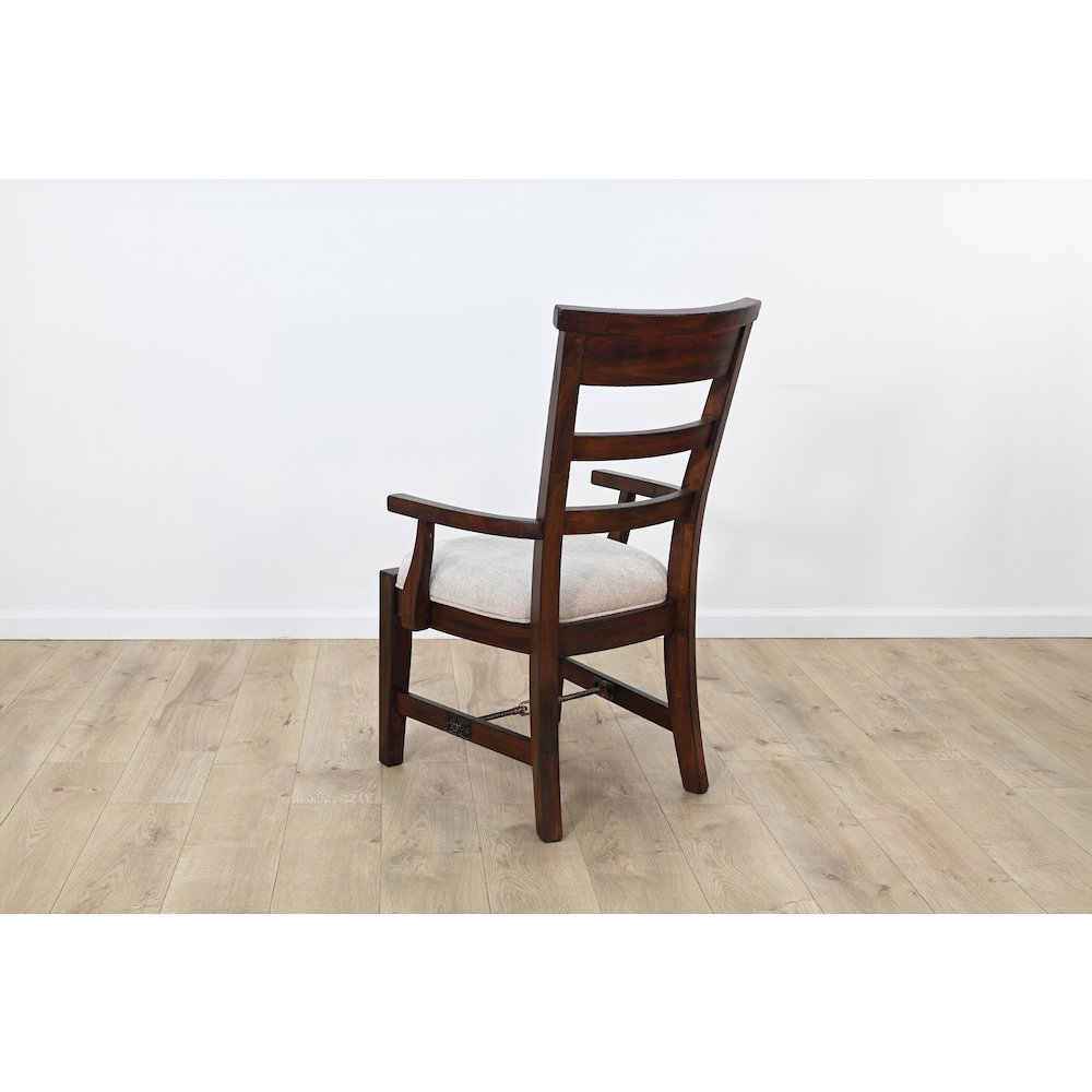 Tuscany Arm Chair, Cushion Seat (Set of 2), Vintage Mocha. Picture 4