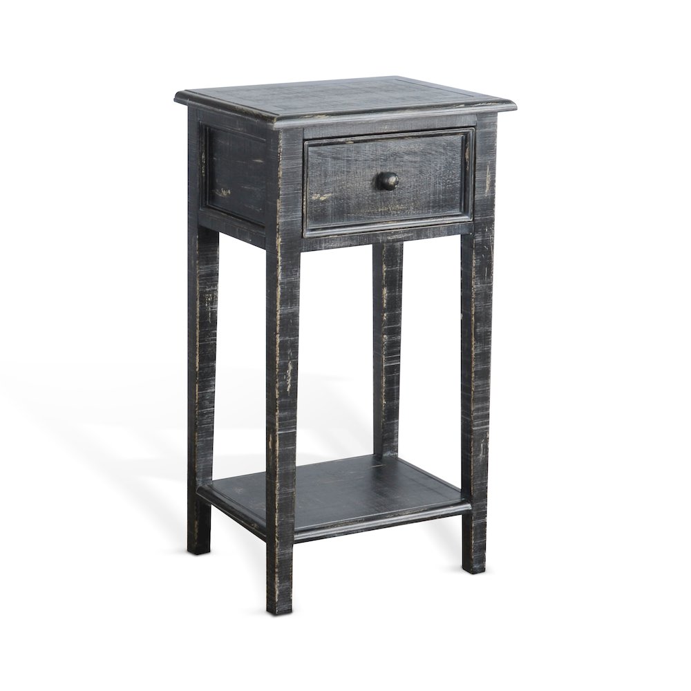 Black Sand Side Table. Picture 1