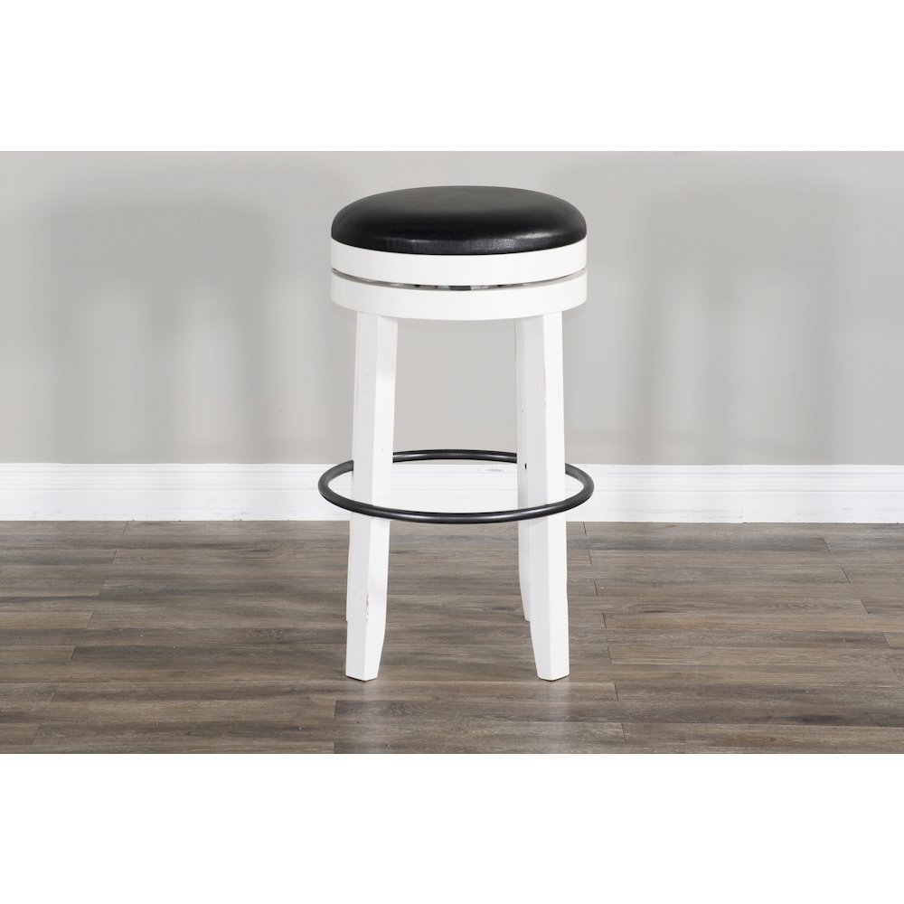 Bar Swivel Stool, Cushion Seat (Set of 2). Picture 2