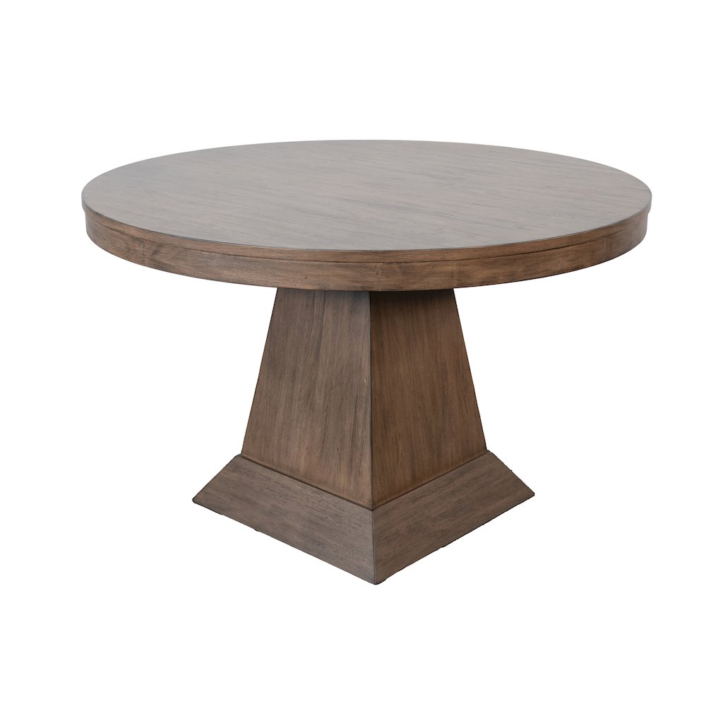 Round Pedestal Haven 26" Height Chat Table. Picture 1