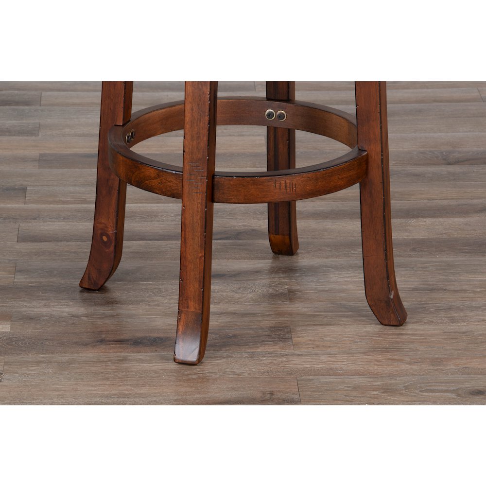 Bar Swivel Stool, Cushion Seat (Set of 2). Picture 3