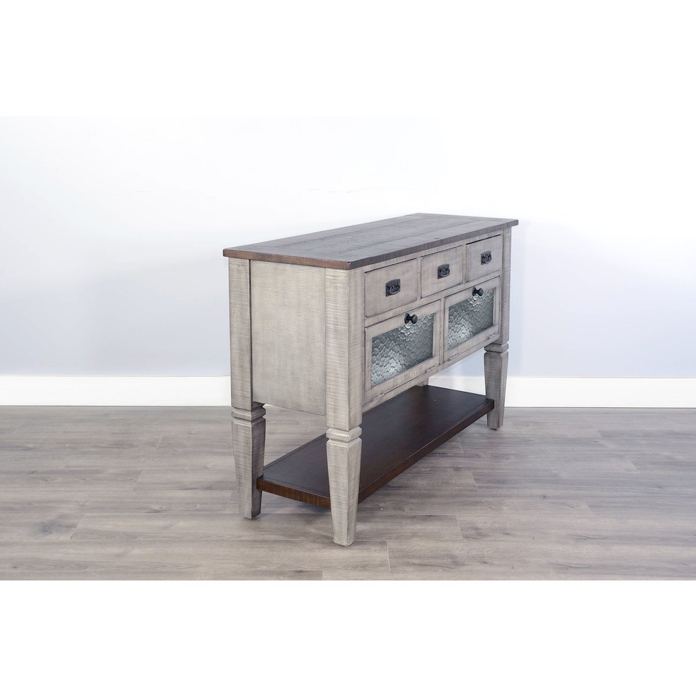 Homestead Hills Alpine Grey Wood Server. Picture 6