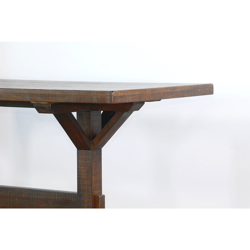 Homestead Rectangular Pub Table Set. Picture 6