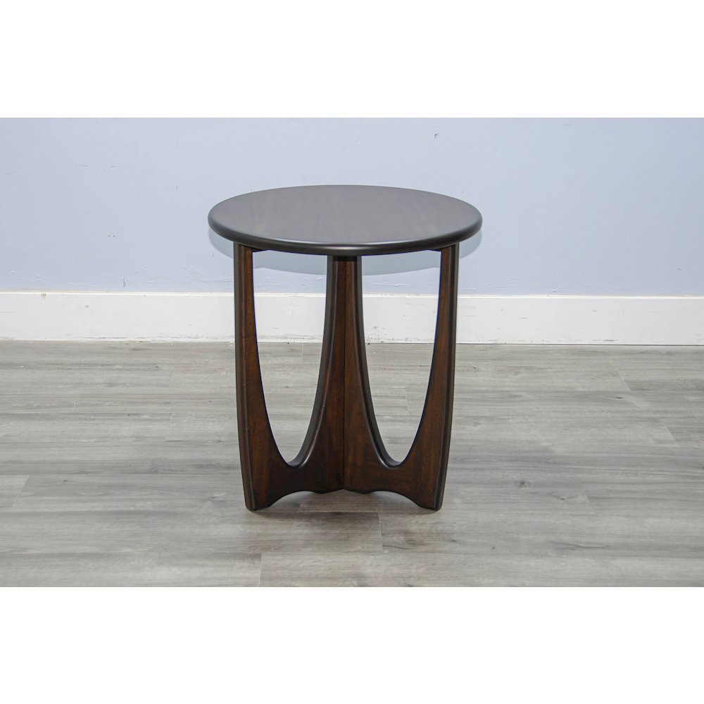 Sinatra Chair Side Table, Coffee Bean. Picture 5