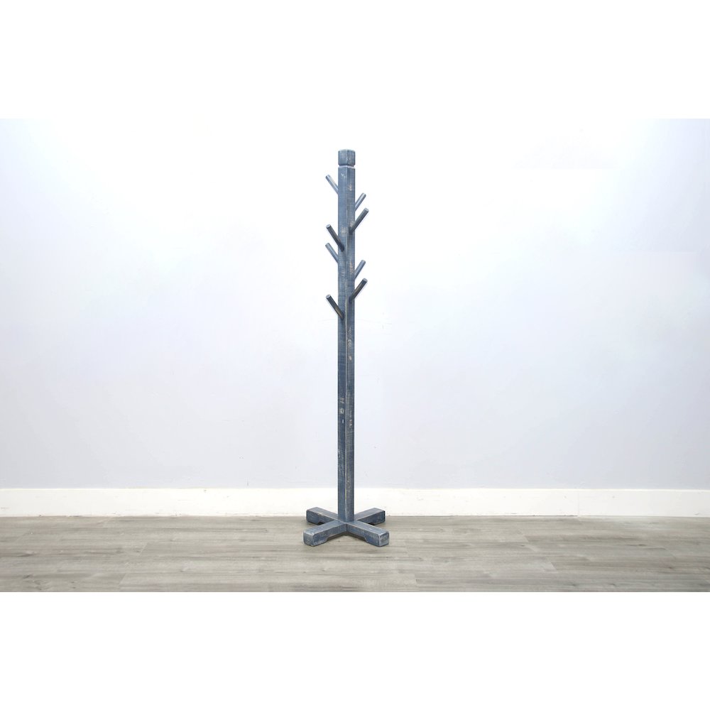 Traditional Solid Wood Hat Rack with 8-Prong Hooks. Picture 4
