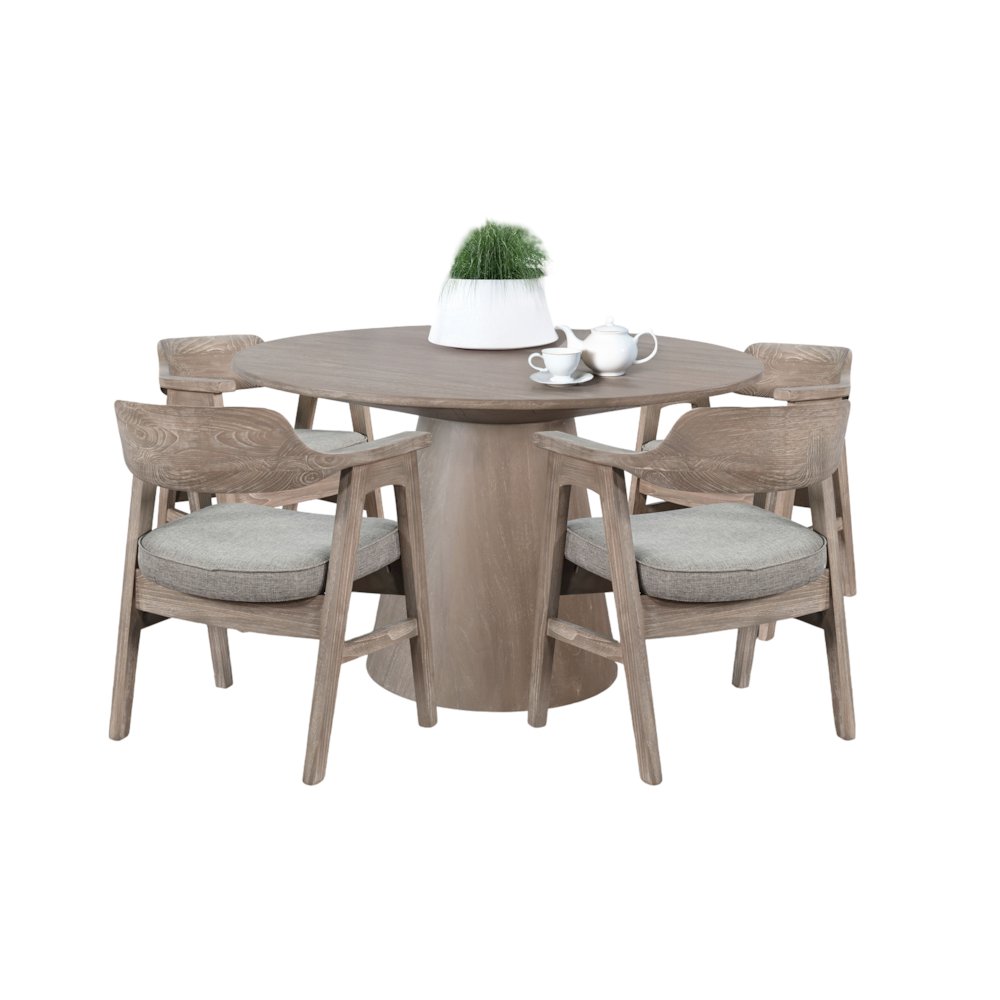 Wheat Round Dining Set. Picture 1