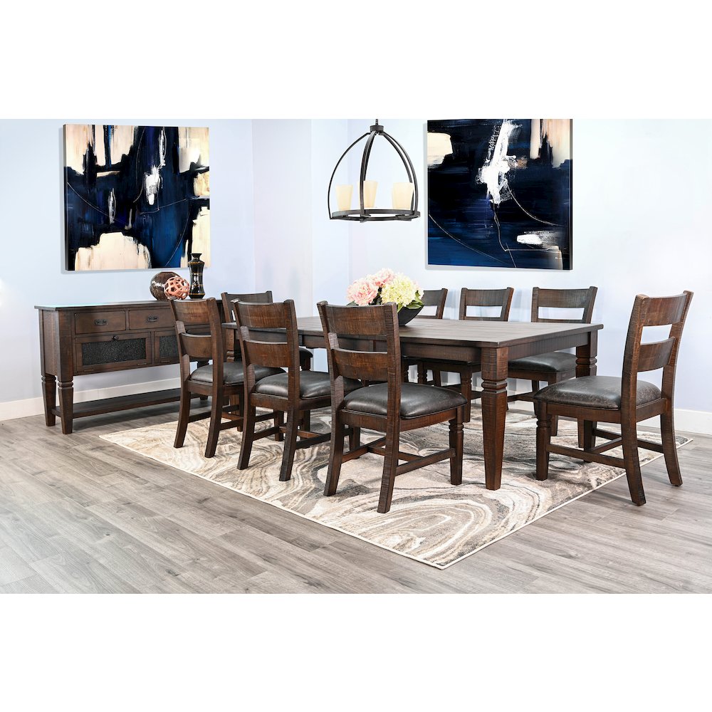 Extension Dining Set with Butterfly Leaf. Picture 2
