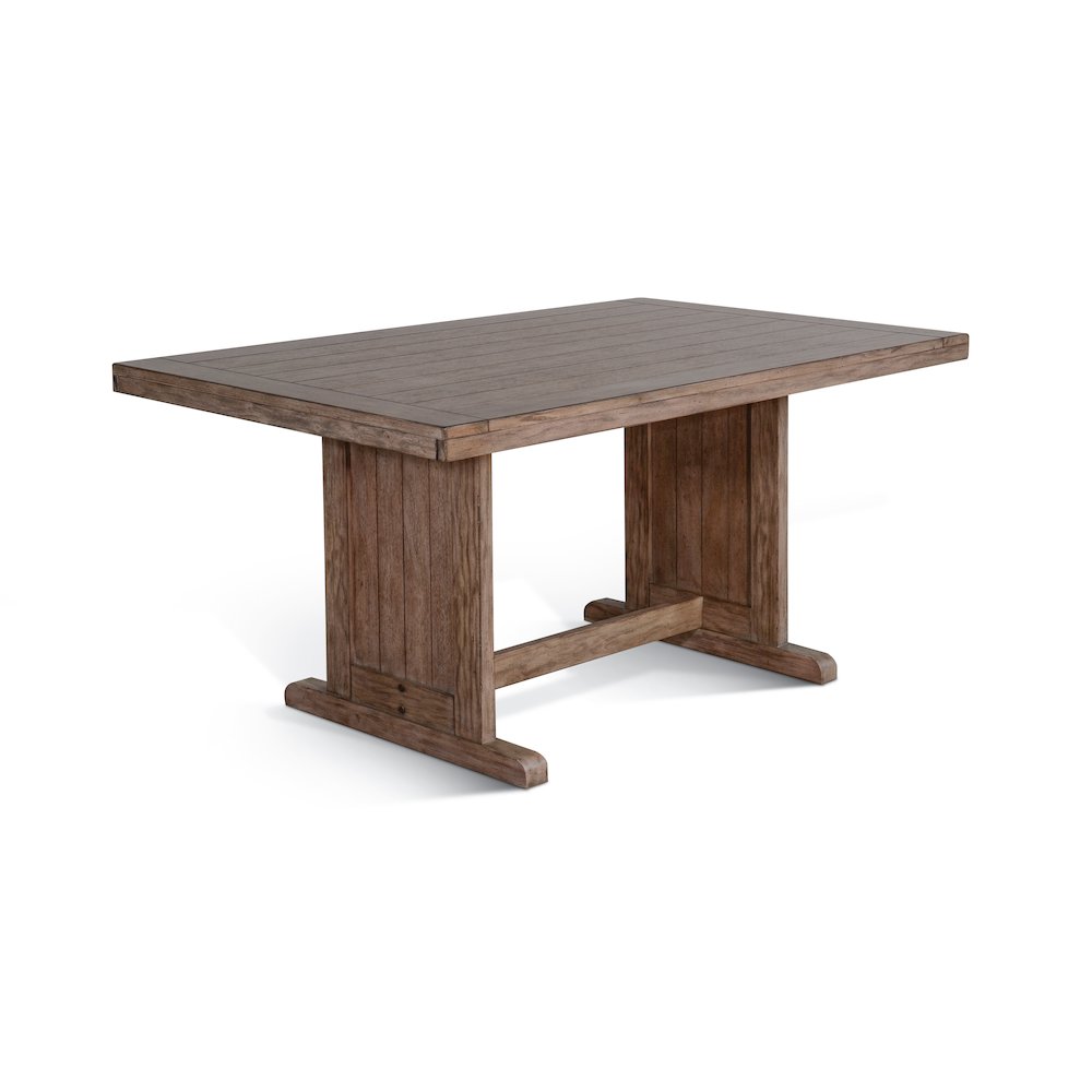 Rectangular Wood Dining Table. Picture 1