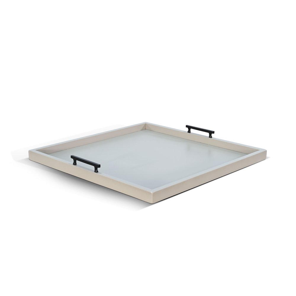Square Tessa Ottoman Tray. Picture 1