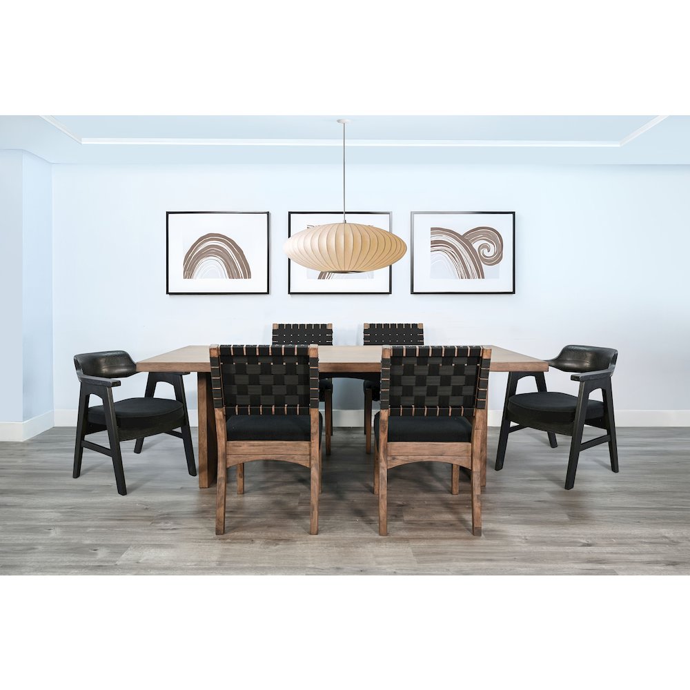 Modern Rectangular Arch Dining Set. Picture 2