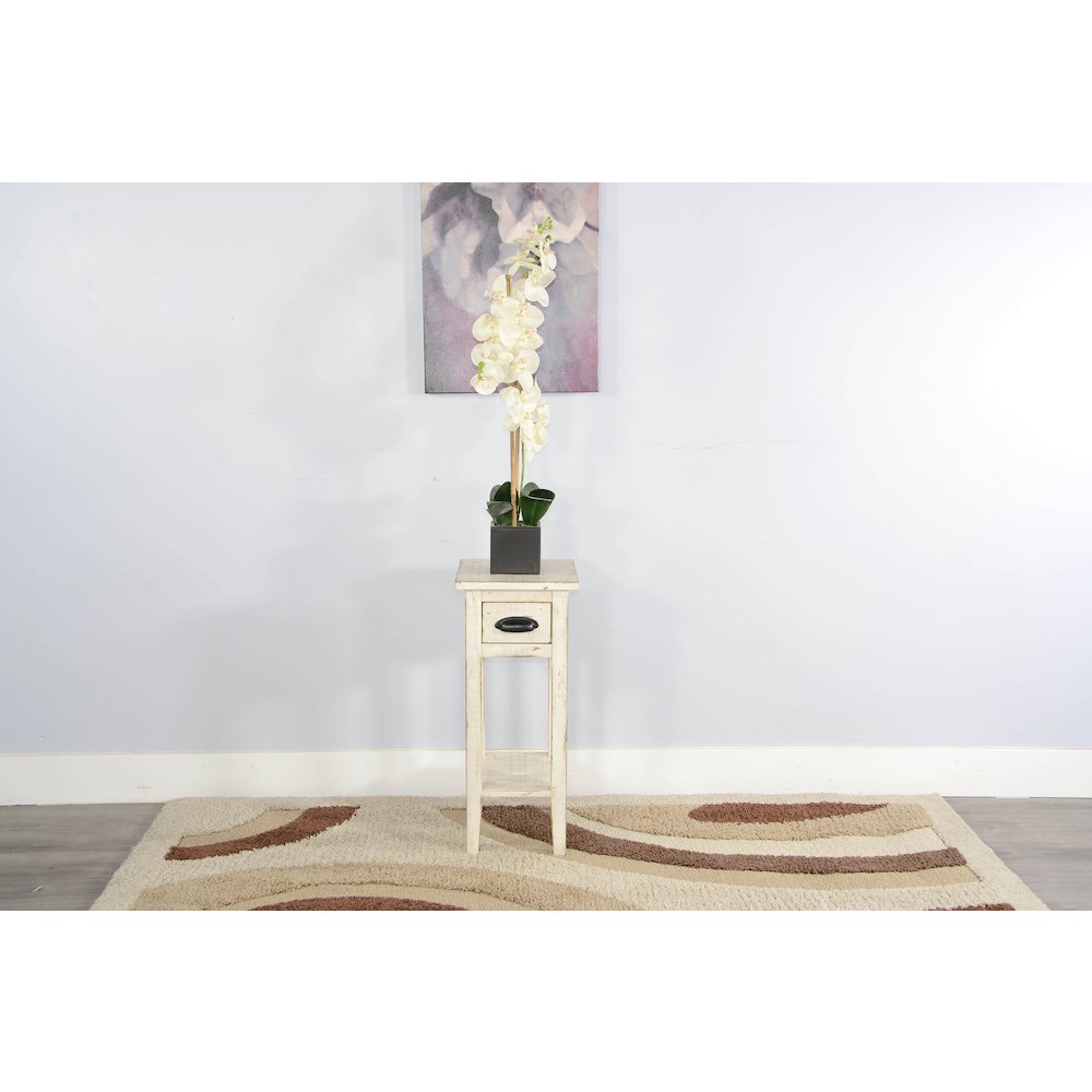 White Sand Chair Side Table. Picture 2